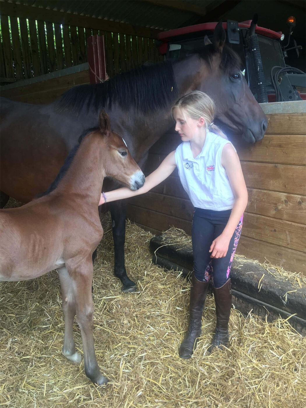 Maisie with pony