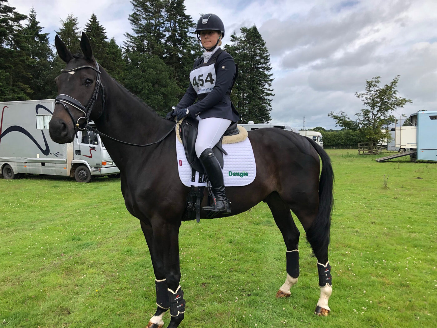 Horse and Rider prepared for Competition