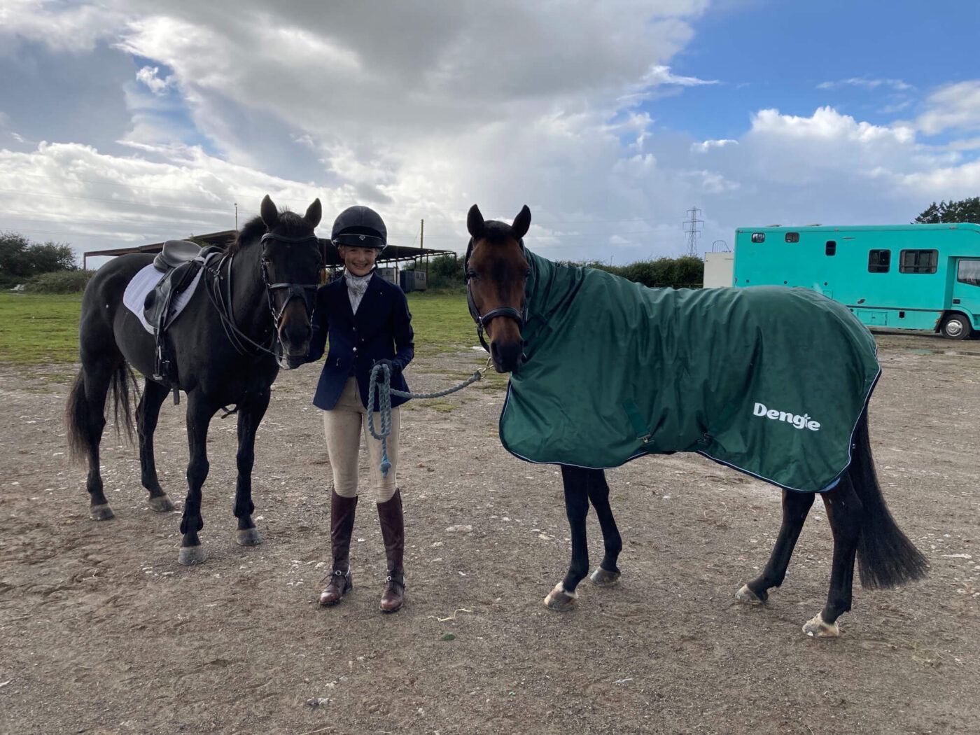 Maisie with Petal and Bracken